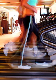 运动健身图片 运动休闲图 跑步机 跑步 有氧运动,运动休闲,运动健身